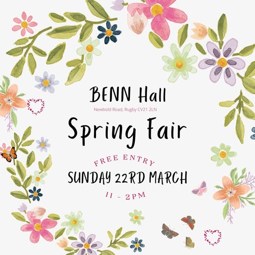Promotional image for Benn Hall Spring Fayre