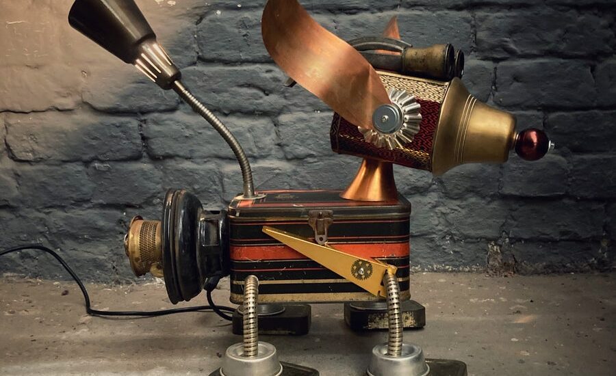 Promotional image for Gizmobots: Found Object Robot Sculpture