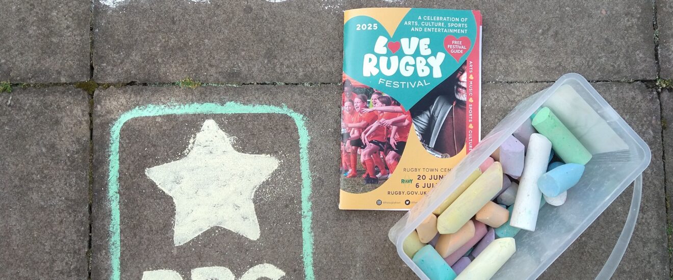 Promotional image for Rugby Artists and Makers Go Public!