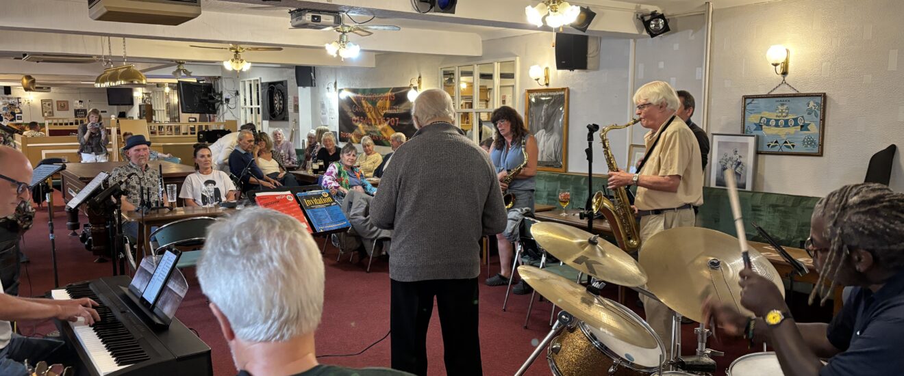 Promotional image for Rugby Jazz Collective Open Mic Session