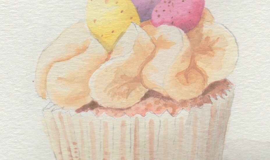 Promotional image for Paint and eat an Easter Cupcake