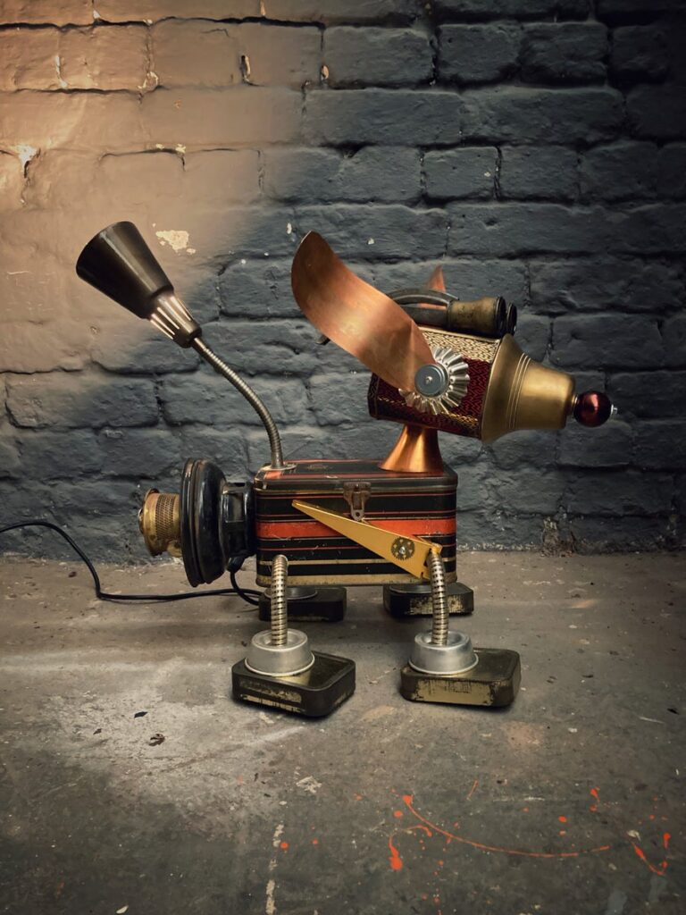 Promotional image for Gizmobots: Found Object Robot Sculpture