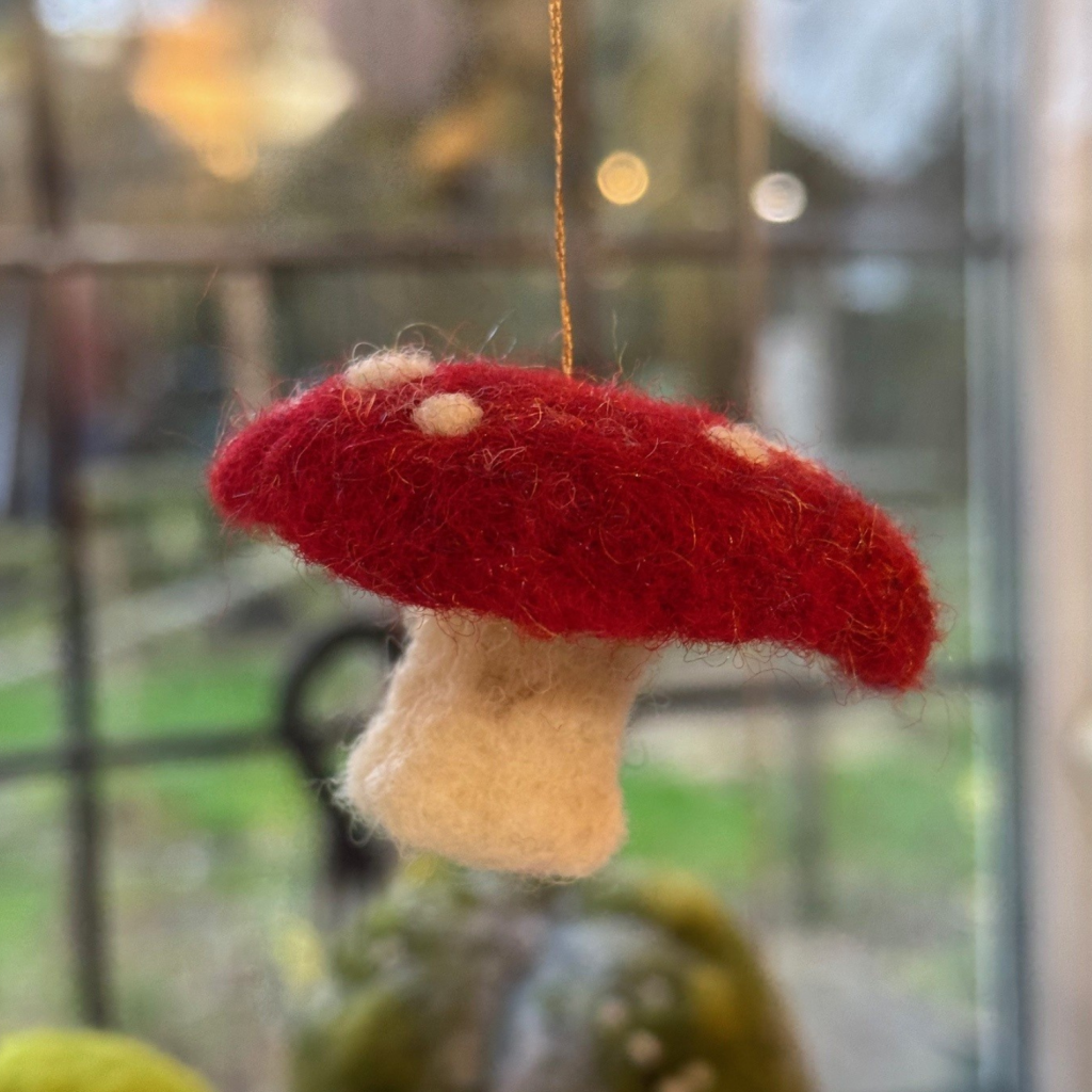 Promotional image for Pumpkin and Mushroom Needle Felting with Coppice Collection