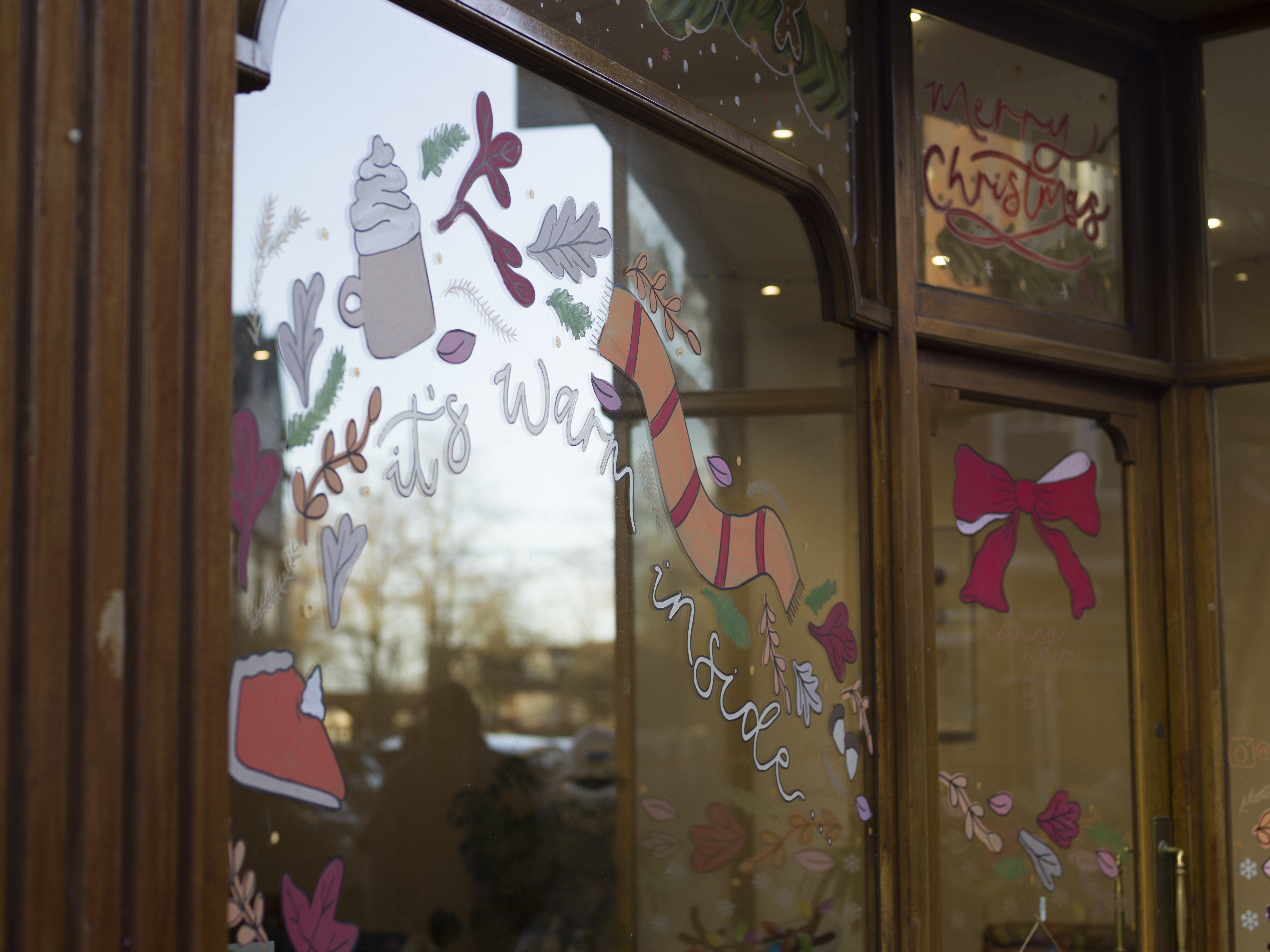Hand painted shop window