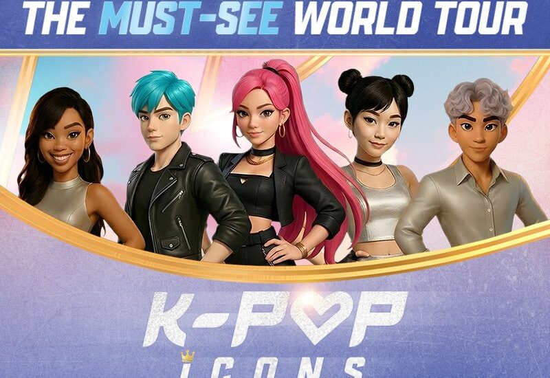 Promotional image for K-Pop Icons
